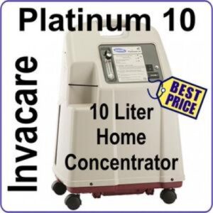 CONCENTRADOR DE OXIGENO DE CASA INVACARE PLATINUM ALTO FLUJO 10LTS